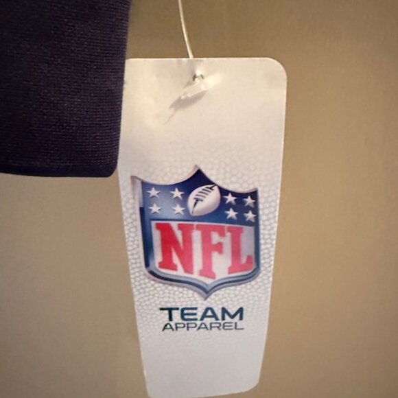 Men's NFL Team Chicago Bears Navy Performance Pullover Hoodie Sweatshirt-X-Large - Picture 3 of 5